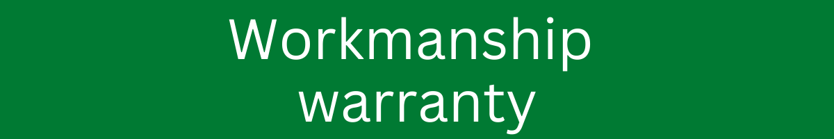 workmanship warranty